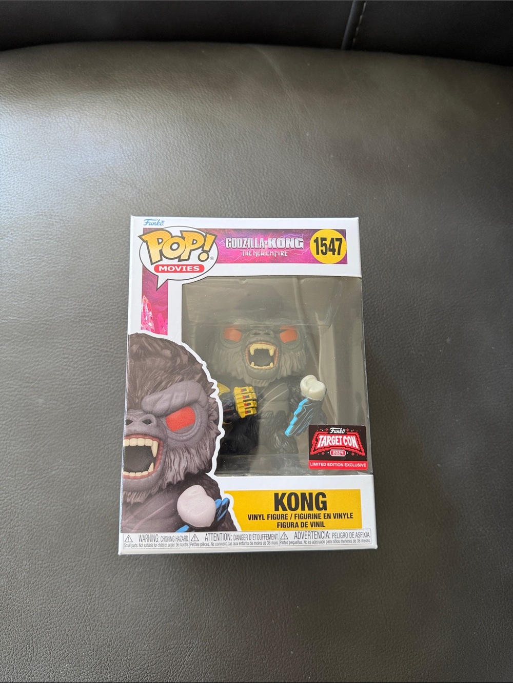 Funko Kong Vinyl Figure - Gray Fur with Red Eyes
